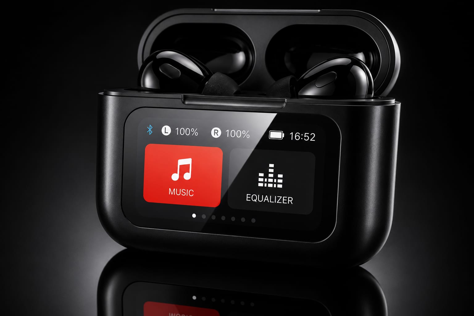 Mojo Air4 MJ-3535 con custodia e display touch a colori